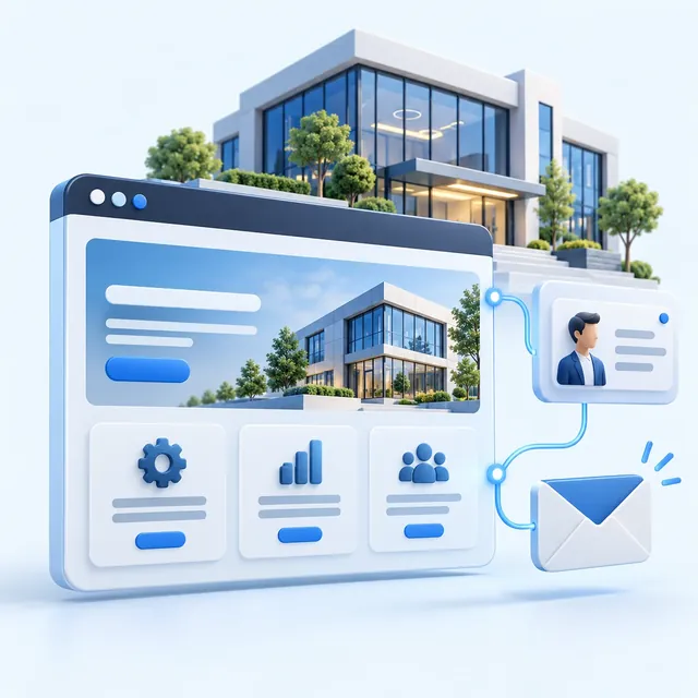 Business website with company information, services and a contact enquiry.